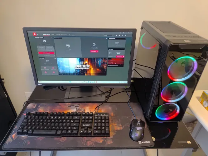 Pc gamer rx580 ryzen 5 e monitor 144hz 1ms