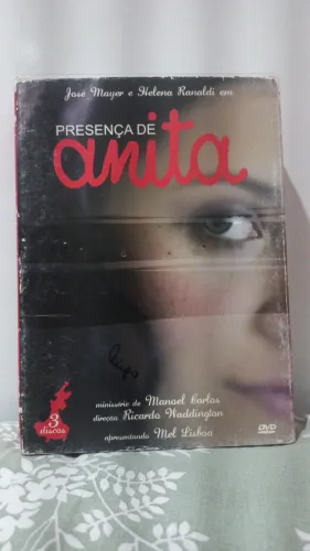 Box Dvd minissérie Presença de Anita 3 DVDs raro