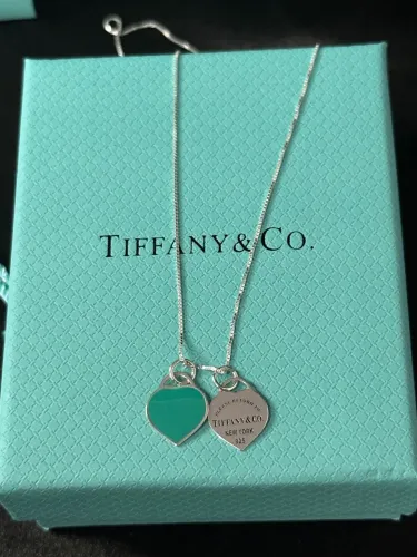 Colar Tiffany prata 925 legítimo