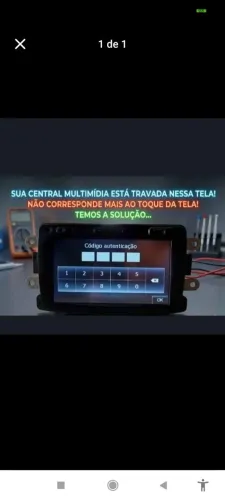 Multimídia original Renault Sandero Logan Duster parou o toque da tela? Chama que resolvo!