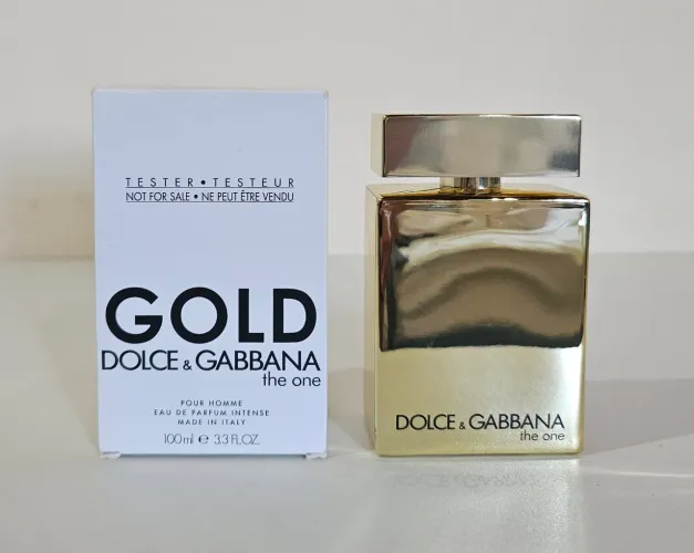 Dolce & Gabbana The One Gold Masculino 100ml EDP Intense - Original Importado (Tester)