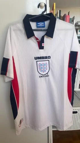Camisa Inglaterra retrô 1998