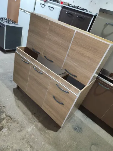 Kit de cozinha balcão novo cuba nova e aéreo novo