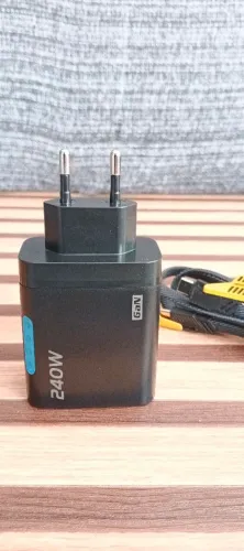 Kit Carregador 240w Turbo + Cabo 4 em 1 TC e IOS