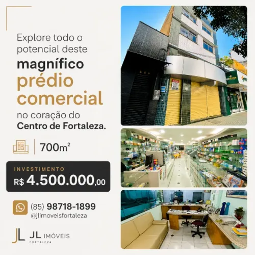 700m² 3 Andares | Excelente Prédio Inteiro Comercial Ponto | Venda
