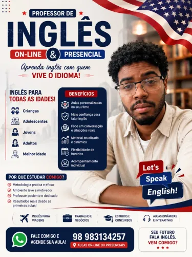 Professor particular de inglês