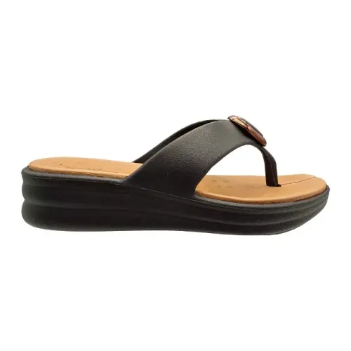 Sandália Feminina Modare Aplique Decorativo Efeito Pedra Preto *782