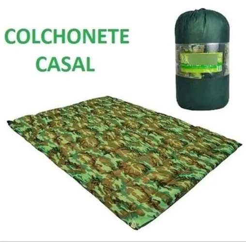 Colchonete de casal camping nunca usado