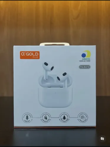 Fone de Ouvido sem fio Bluetooth Original A'Gold - Novo Lacrado