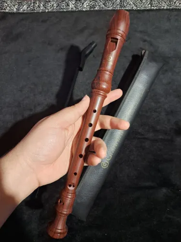 Flauta doce soprano marrom giannini