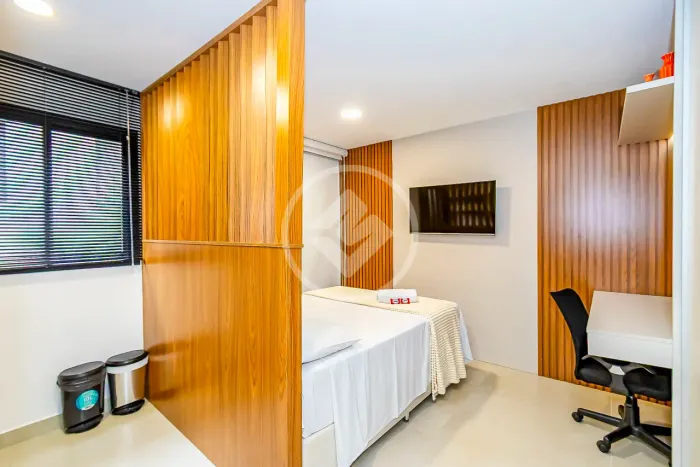 Studio mobiliado próximo a PUC, no Prado Velho, Curitiba - Condomínio Villaggio di Capri c