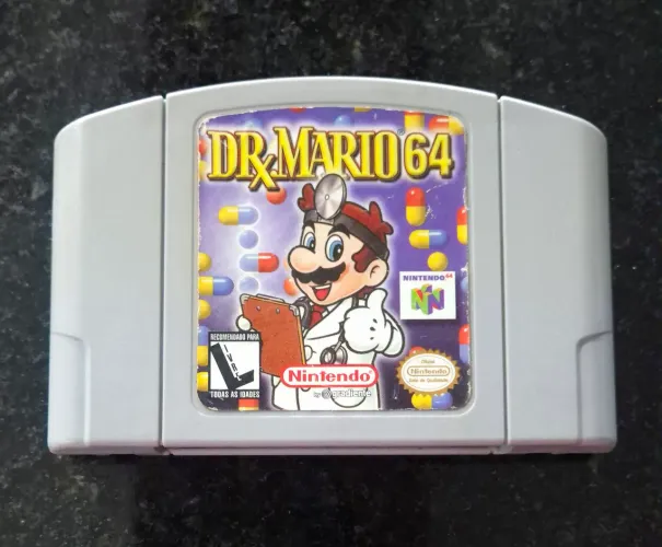 Cartucho Dr. Mario 64 - Original Gradiente