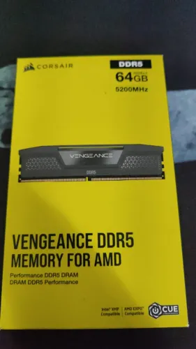 Memória RAM Corsair Vengeance DDR5. Com 32GB (1x32GB) 5200MHZ