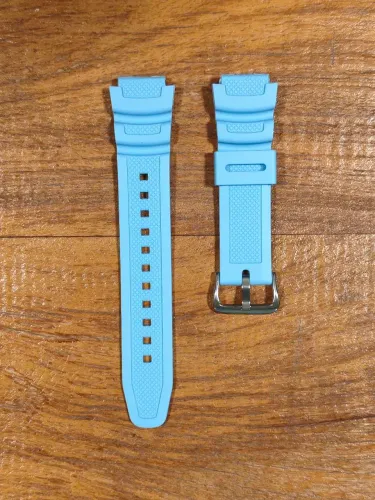 Pulseira Azul Claro para Casio Royale - Novo