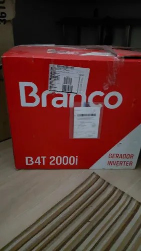 VENDO GERADOR INVERTER BRANCO B4T2000i - R$ 3.000,00