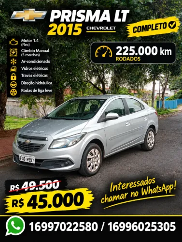 Chevrolet Prisma Sed. LT 1.4 8V Flexpower 4P 2015