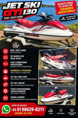 vendo jet ski seadoo Gti 130
