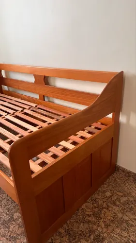 Cama Bicama madeira maciça de marcenaria