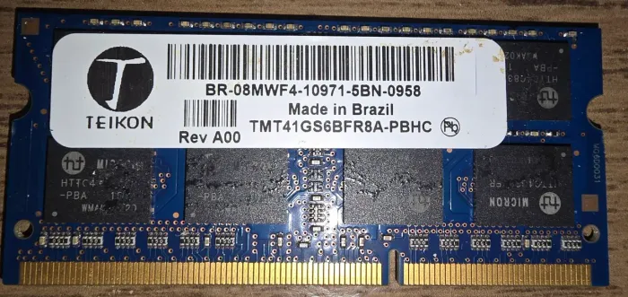 Memória RAM Teikon 8GB DDR3L 1600MHz SODIMM Notebook