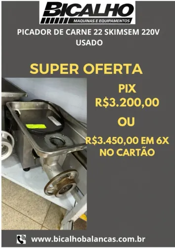 PICADOR DE CARNE USADO