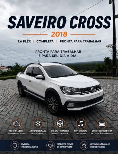 Volkswagen Saveiro Cross 1.6 T.flex 16V CD 2018