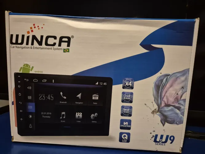 Central Multimídia Winca W9 Series Universal 2 DIN Android 2GB/64GB