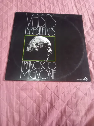LP disco vinil duplo raro Valsas Brasileiras Francisco Mignone Maria Josephina autógrafo