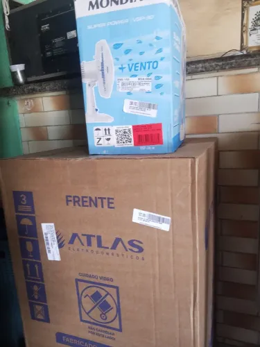 Fogão e ventilador