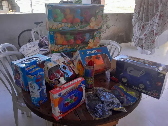Fundo de uma loja de brinquedos 