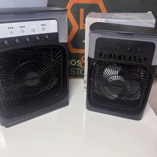 Ventilador Climatizador Umidificador - Agua - Gelo - LED