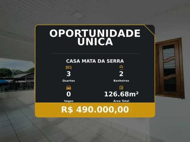Conforto e Praticidade: Casa à Venda em Mata da Serra
