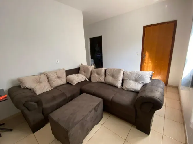 Sofá Suede 5 lugares