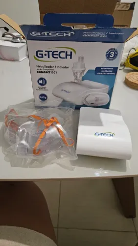 Nebulizador E Inalador Bivolt Super Flow Compact G-tech  NOVO