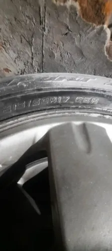 Rodas com pneu mitsubishi aro 17