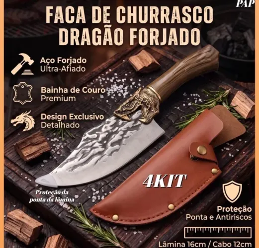 Faca Artesanal Profissional