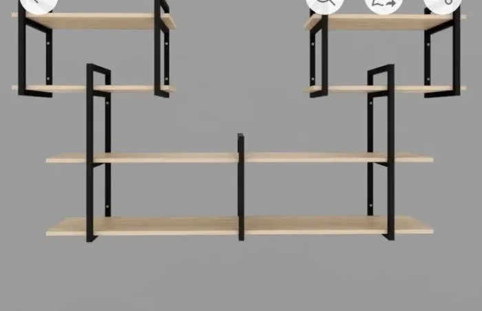 Prateleiras inovadora Estilo industrial