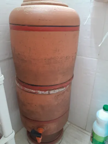 Filtro de barro grande com 3 velas 80,00
