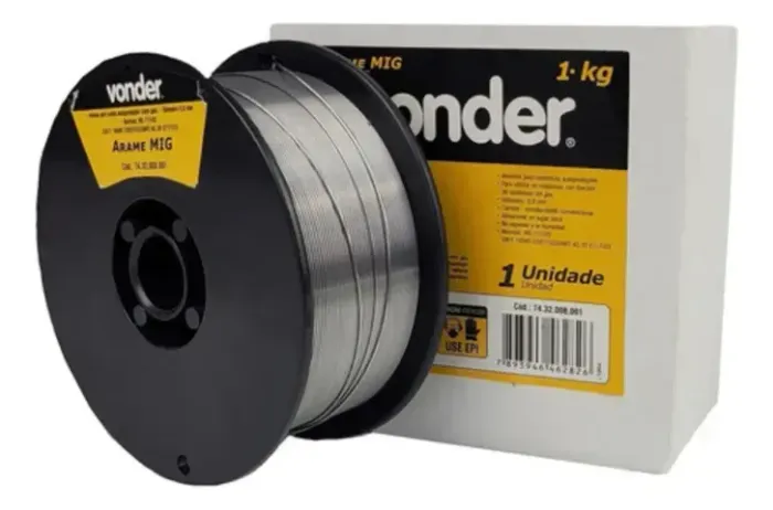 Arame Solda Mig Uso Sem Gás 0,8 Mm 1 Kg