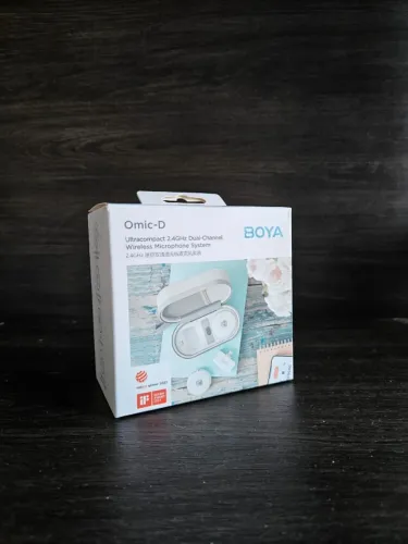 Microfone Lapela Boya Omic-D - Produto novo, original