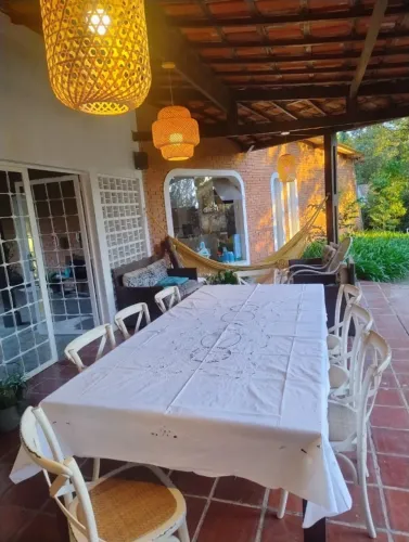 Toalha de Mesa para banquete, 12 pessoas, bordada a mão, 100% algodão