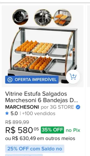 Estufa 6 bandejas