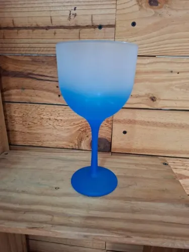 50 Taças de gin degrade azul em acrilico