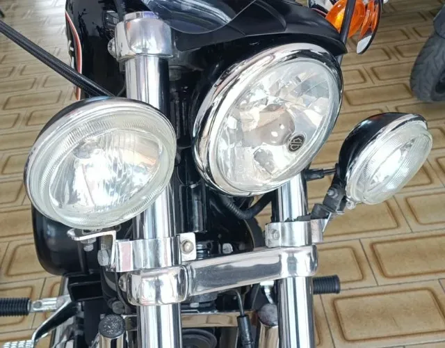 Kit Bolha Para-brisa Farol Auxiliar para Harley Sportster 
