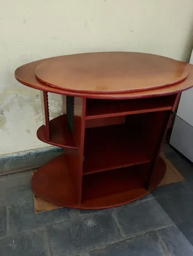 Rack mogno base giratória 