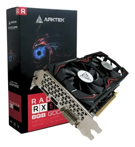Placa De Vídeo Amd Rx 580 8gb Ddr5 Arktek - 2048sp