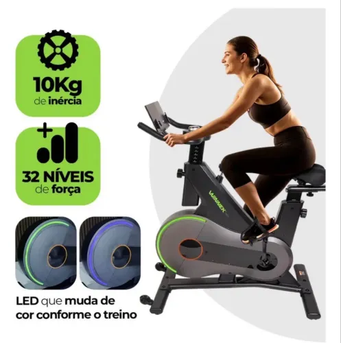 Bicicleta Ergométrica Smart Bluetooth Winnek com NF