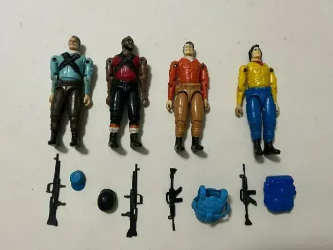 Glasslite - Esquadrão Classe A - Brinquedo Antigo Anos 80