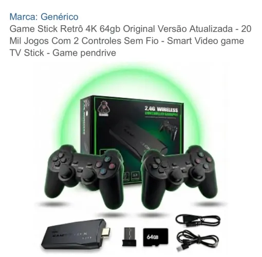 Vendo game STICK