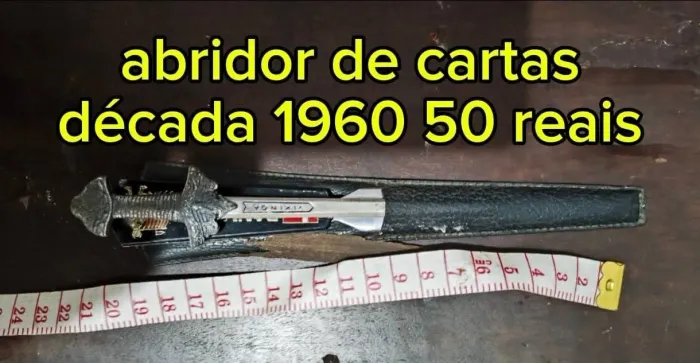 Abridor de cartas anos 1960