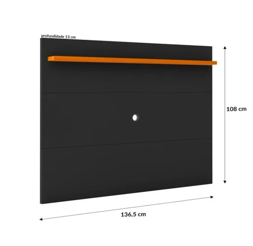 Rack com painel para TV até 50"